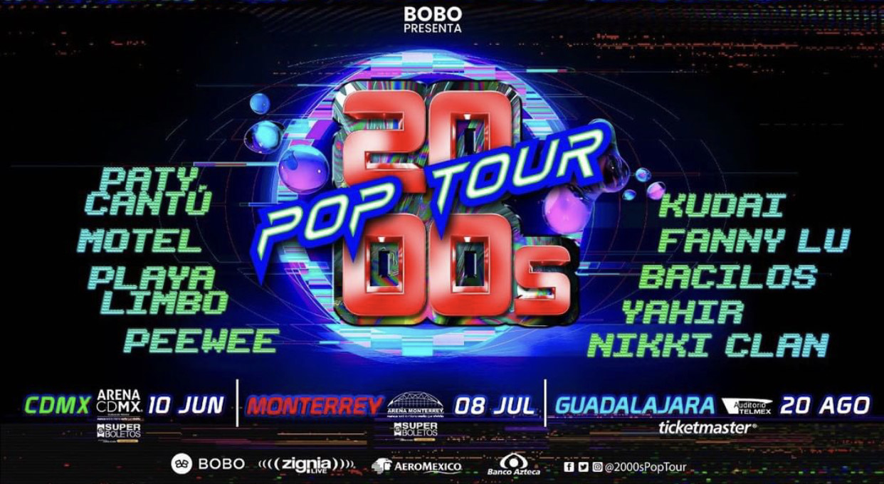 2000 pop tour boletos